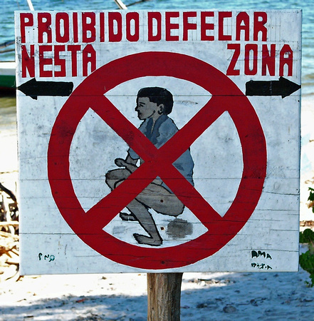 NO DUMPING IBO ISLAND MOZAMBIQUE